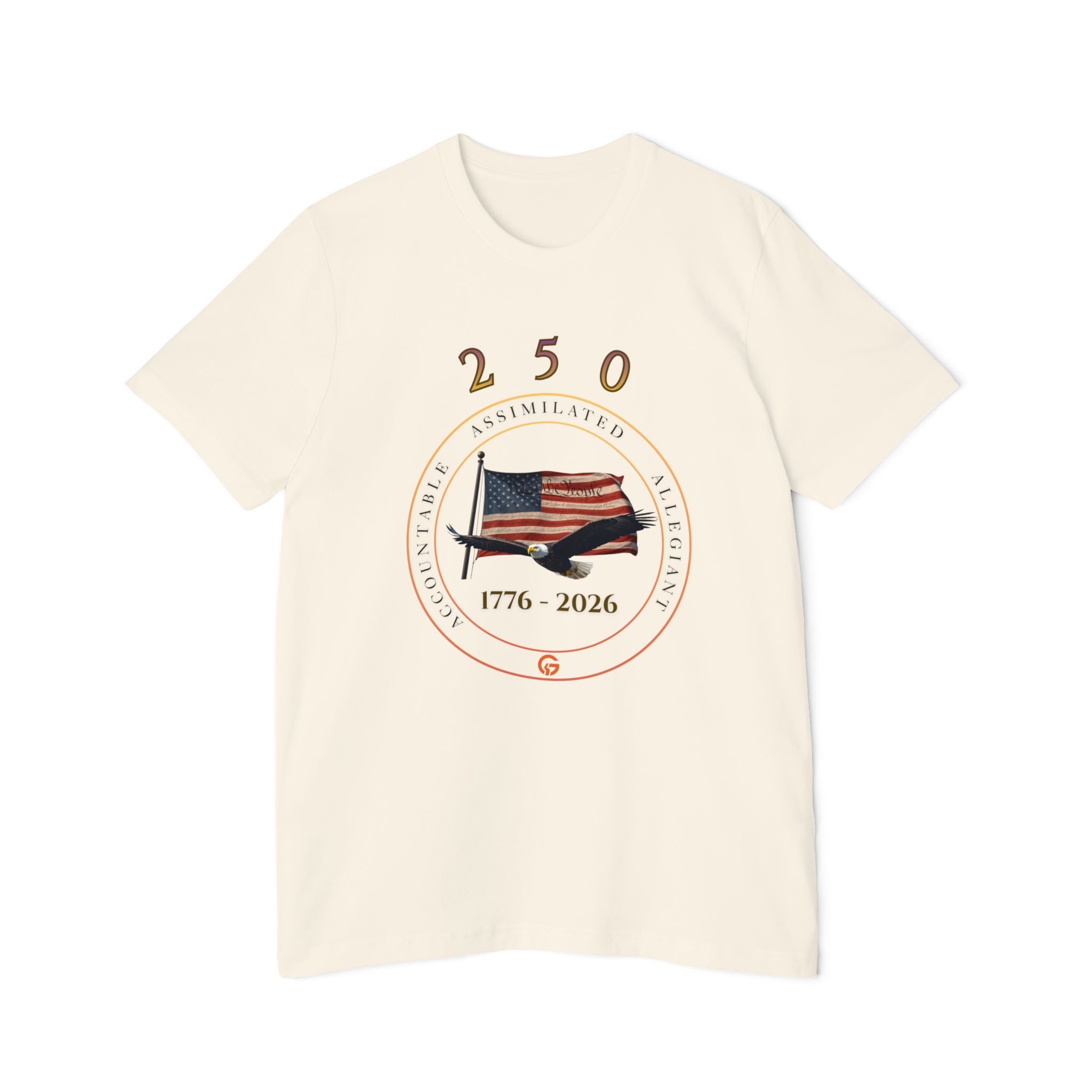 250 Grateful Years -  "Live Grateful" USA 1776–2026 Commemorative Tee