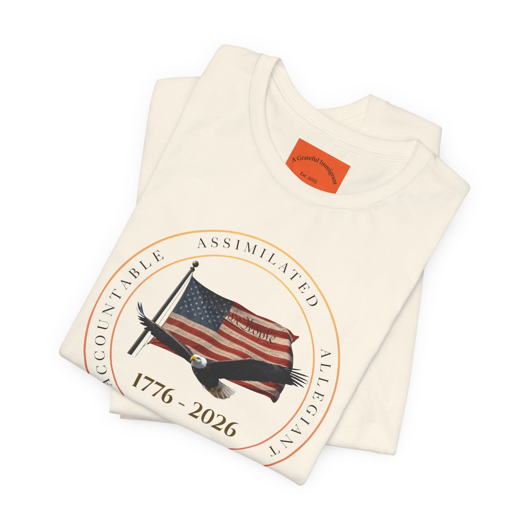 The Grateful Immigrant Seal 1776 - 2026 (250 Year Celebration)