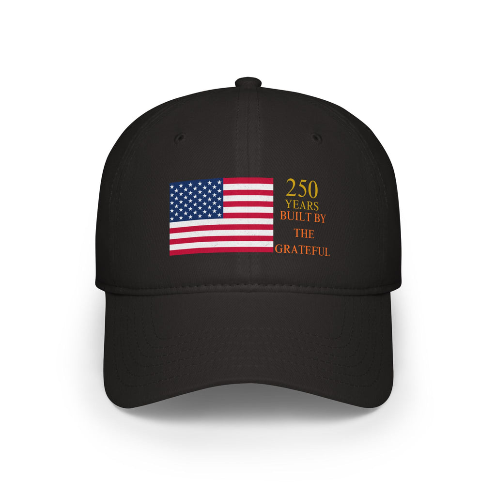 American Flag 250th Anniversary Low Profile Baseball Cap