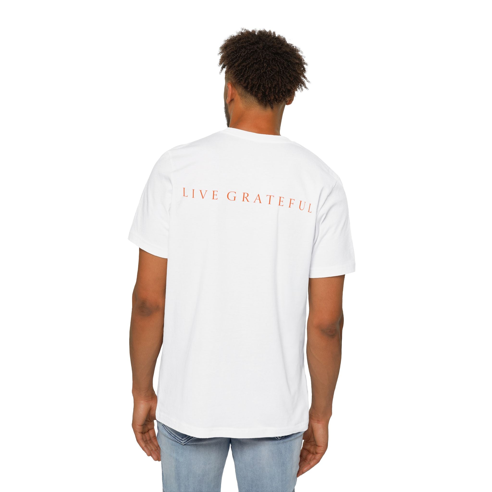 Grateful Immigrant Logo T-Shirt — “Live Grateful” Graphic Tee