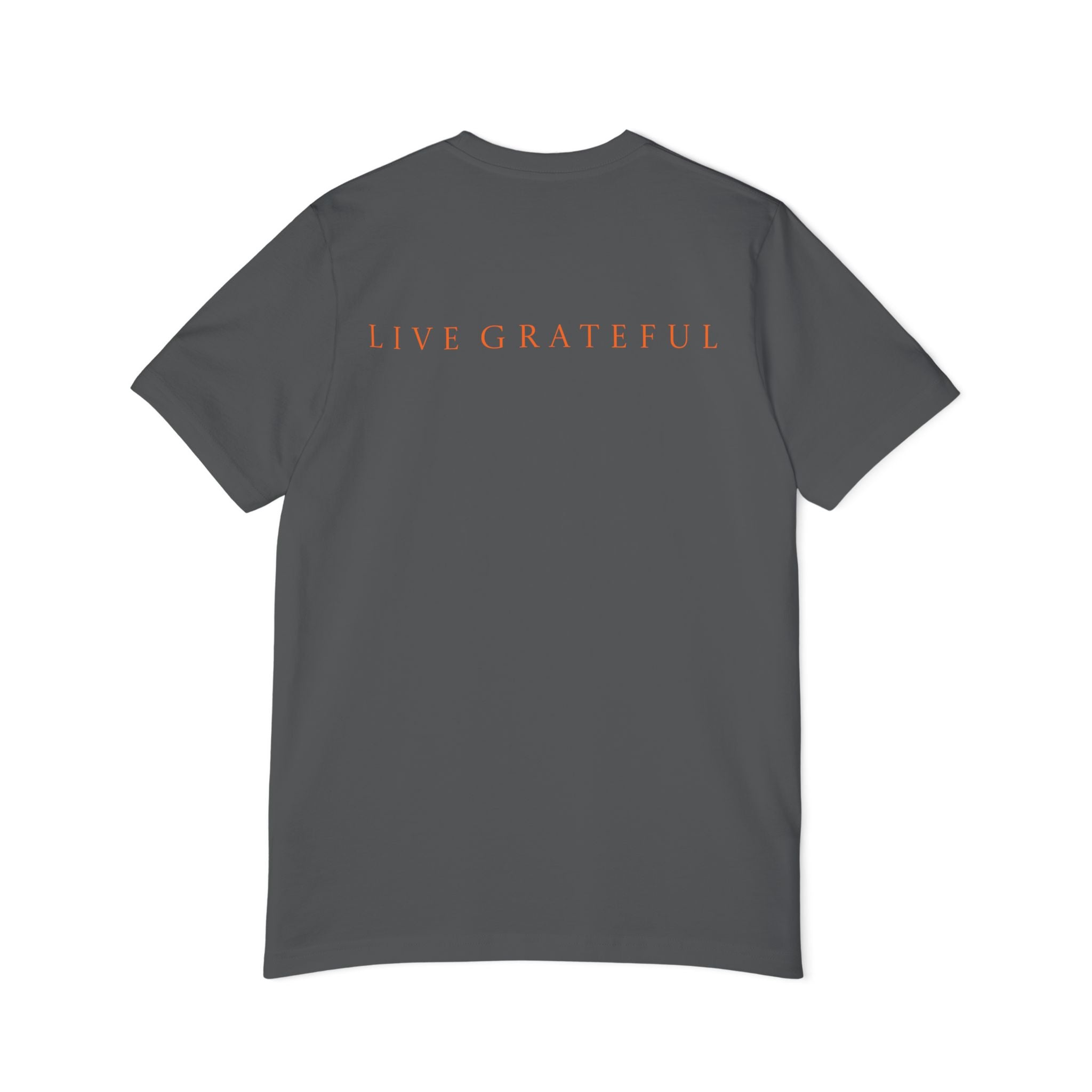 Grateful Immigrant Logo T-Shirt — “Live Grateful” Graphic Tee