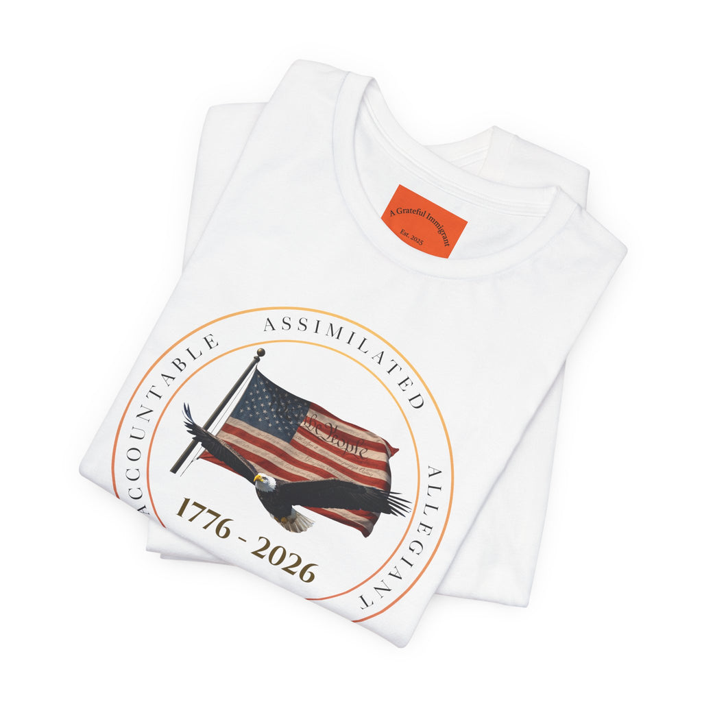 The Grateful Immigrant Seal 1776 - 2026 (250 Year Celebration)