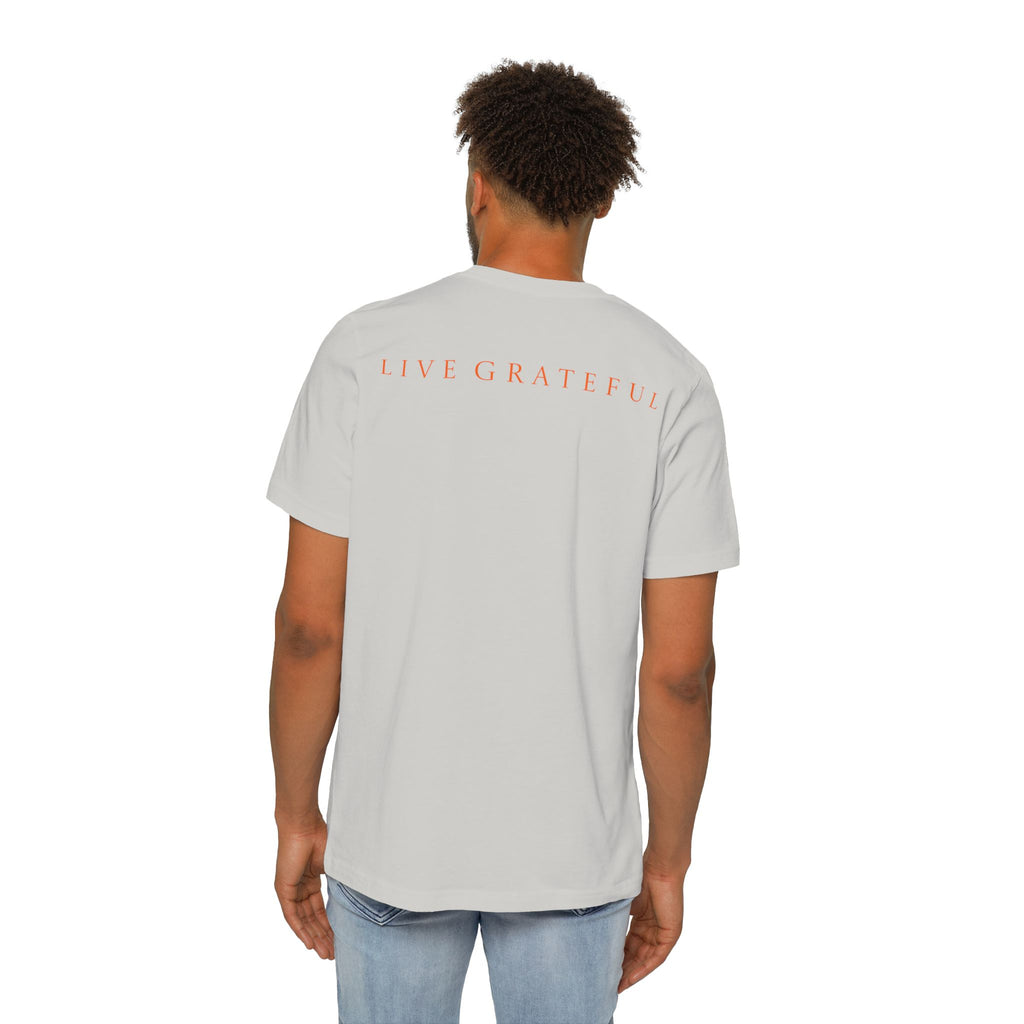 Patriotic Military Emblems T-Shirt — "Live Grateful" USA-Made Tee
