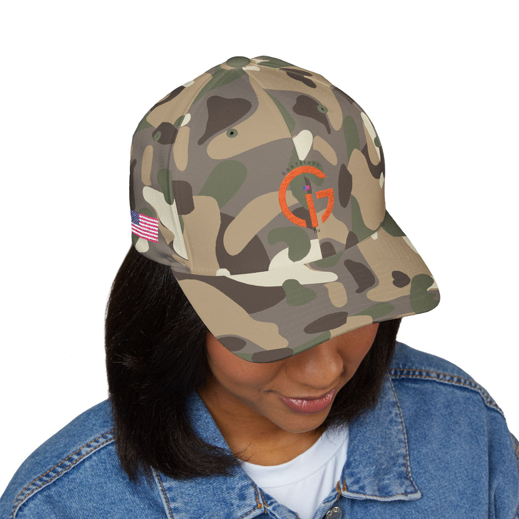 Copy of Embroidered 'Grateful G 250' Logo Cap — Structured Closed-Back Hat