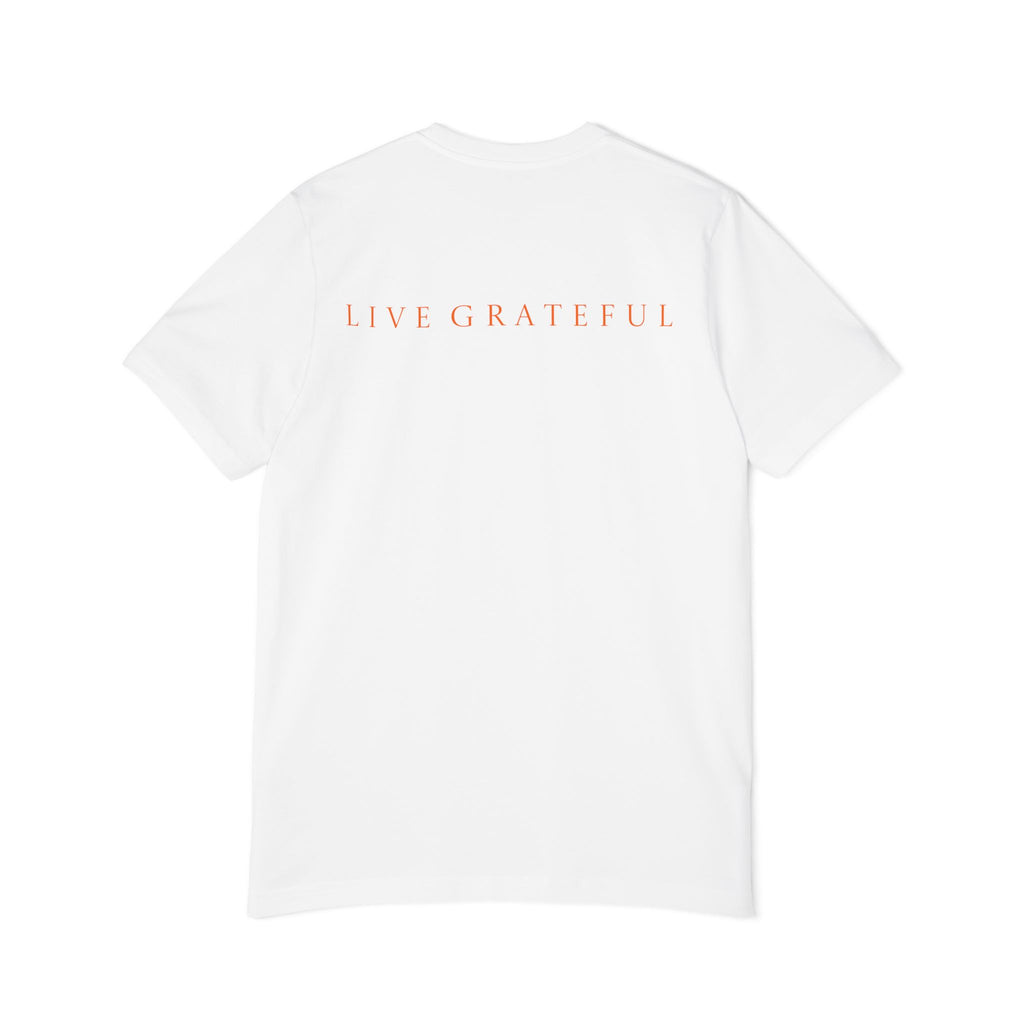 Grateful Immigrant Logo T-Shirt — “Live Grateful” Graphic Tee