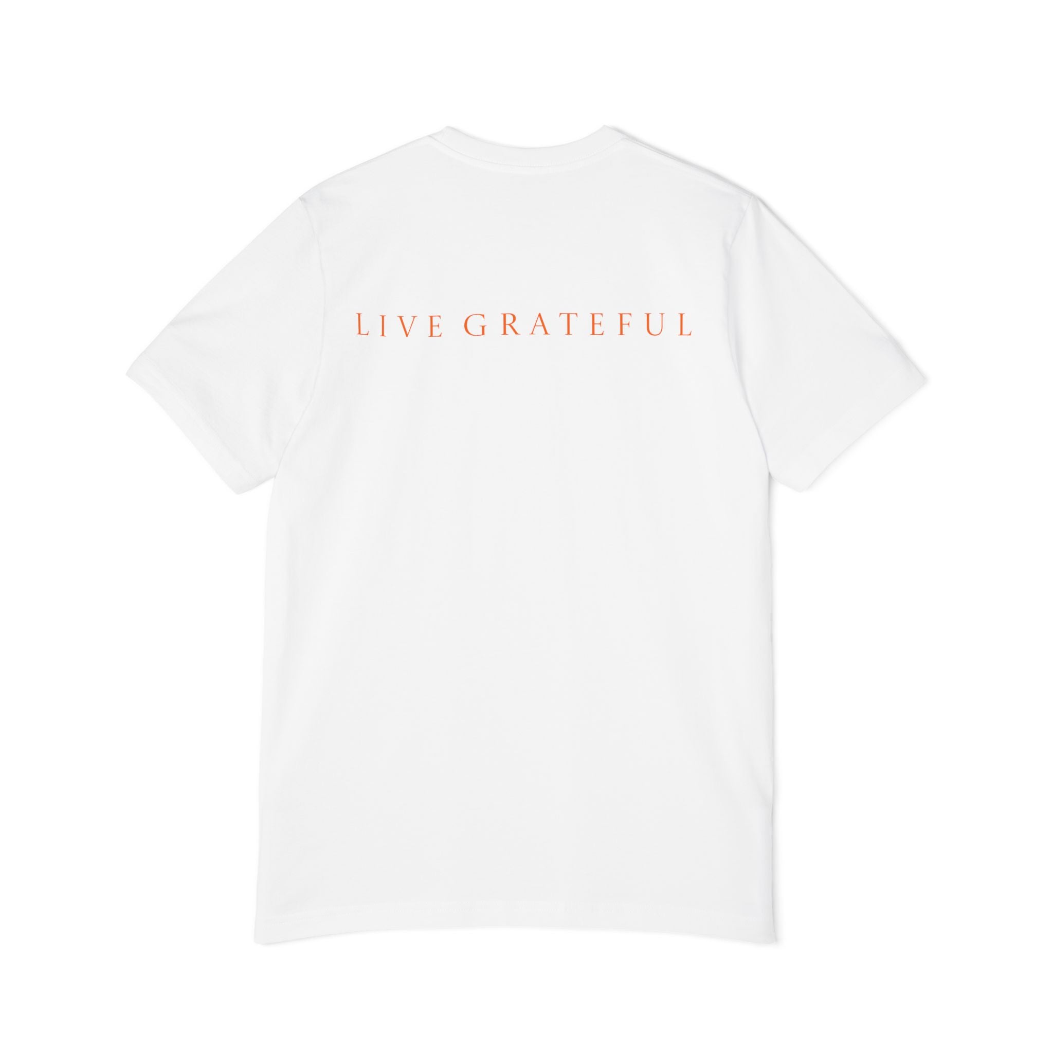 Grateful Immigrant Logo T-Shirt — “Live Grateful” Graphic Tee