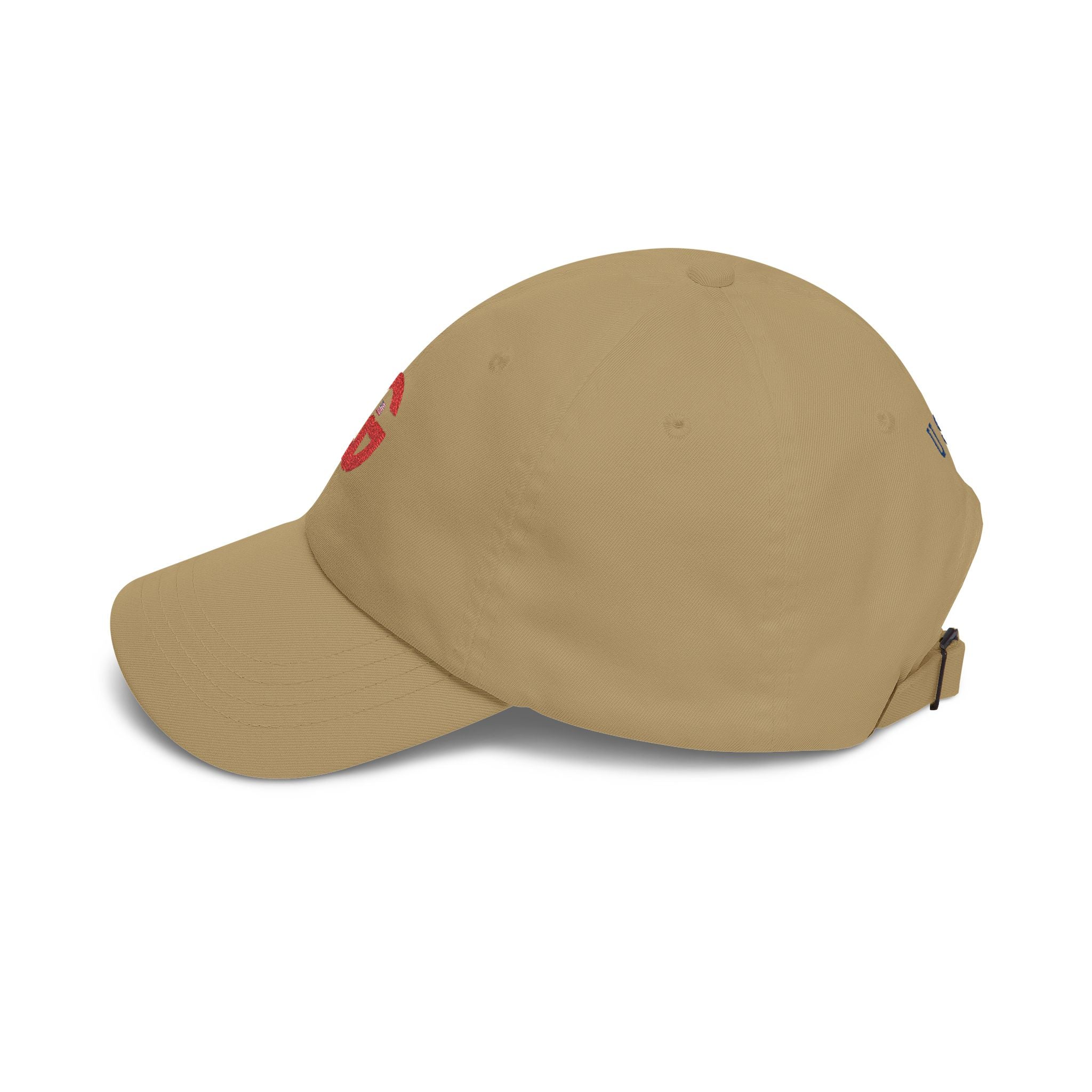 Grateful Logo - Minimal Red G Logo Hat with 'USA' Embroidery