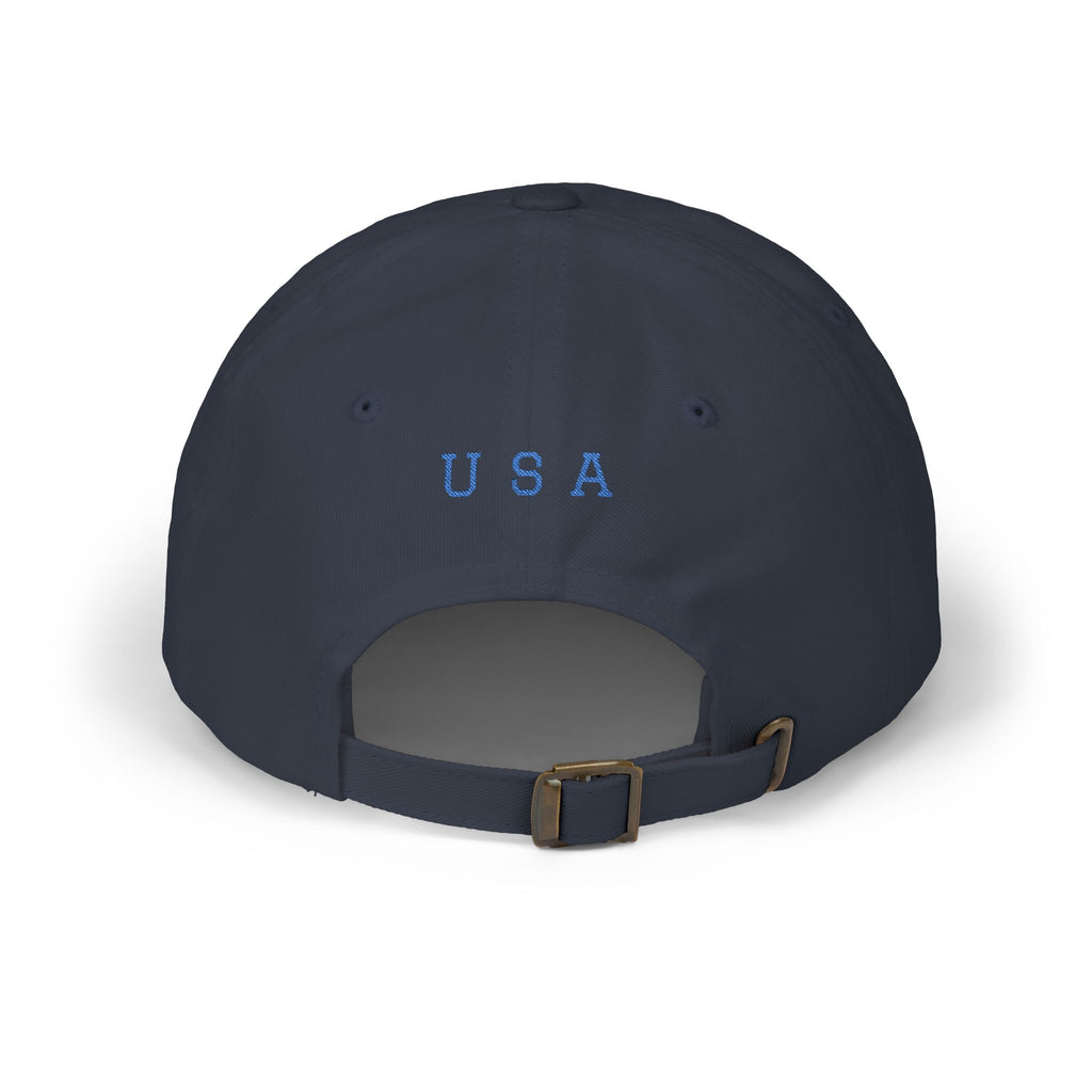 Grateful Logo - Minimal Red G Logo Hat with 'USA' Embroidery