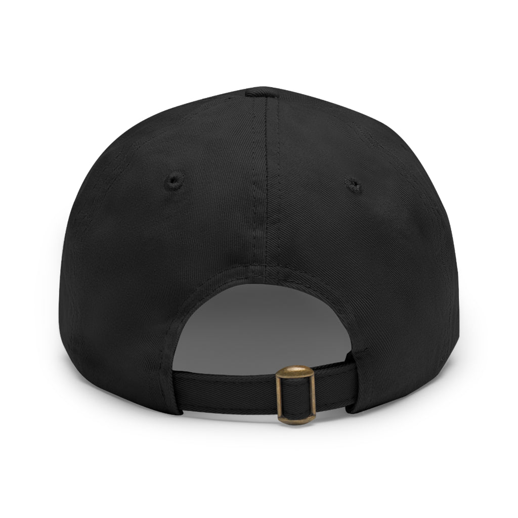 Live Grateful Leather Patch Hat — Casual Unisex Cotton Baseball Cap