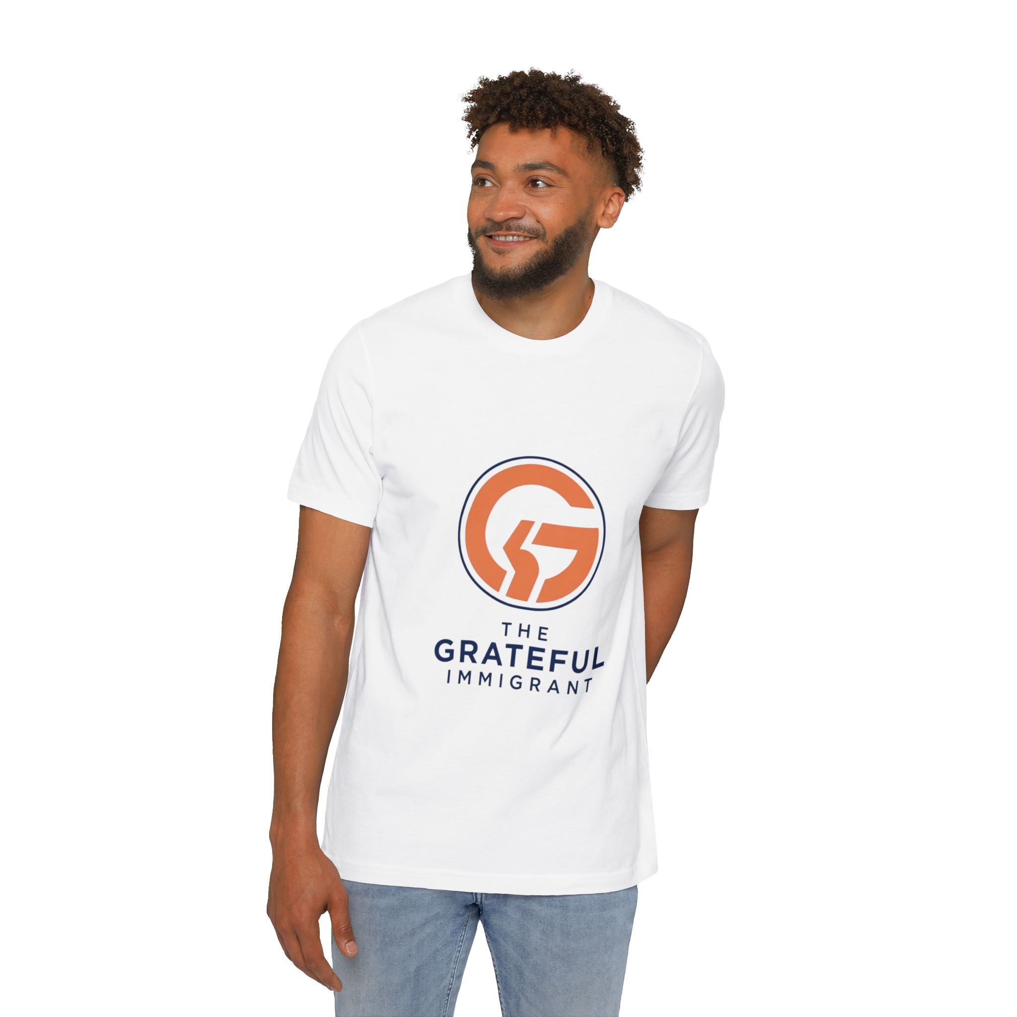 Grateful Immigrant Logo T-Shirt — “Live Grateful” Graphic Tee