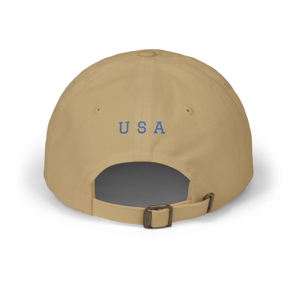 Grateful Logo - Minimal Red G Logo Hat with 'USA' Embroidery