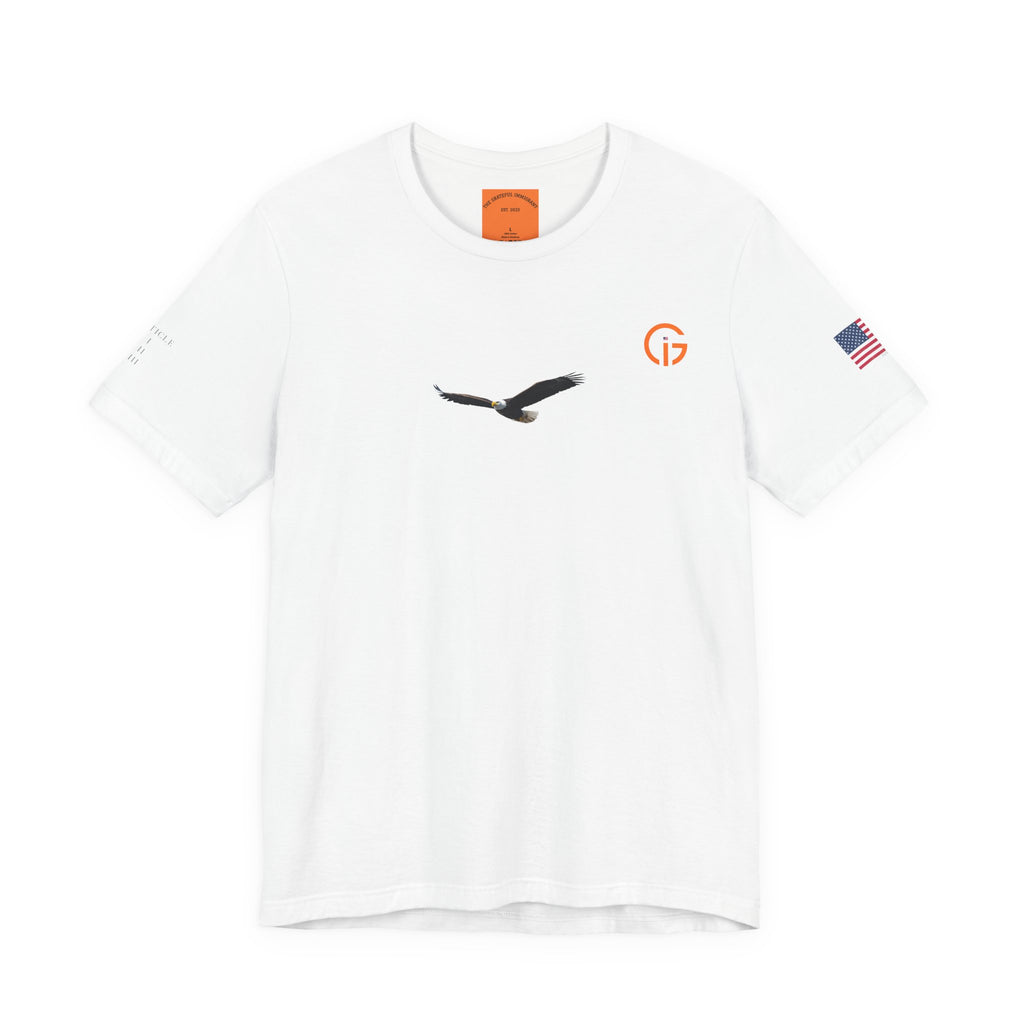 Live Grateful Tee — Minimalist Inspirational Short Sleeve Shirt