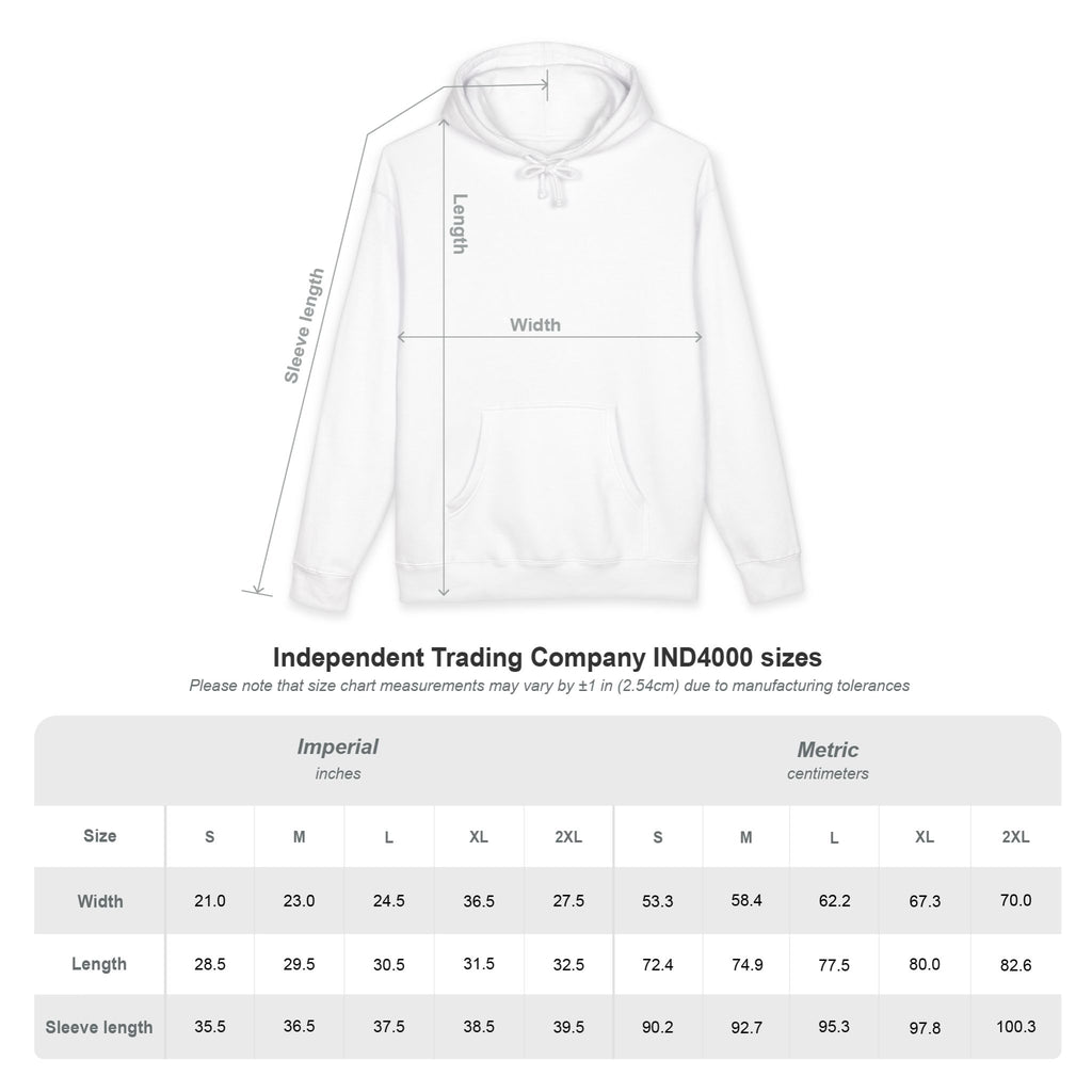 Engineering Gold Patch Hoodie — US Flag Sleeve Pullover