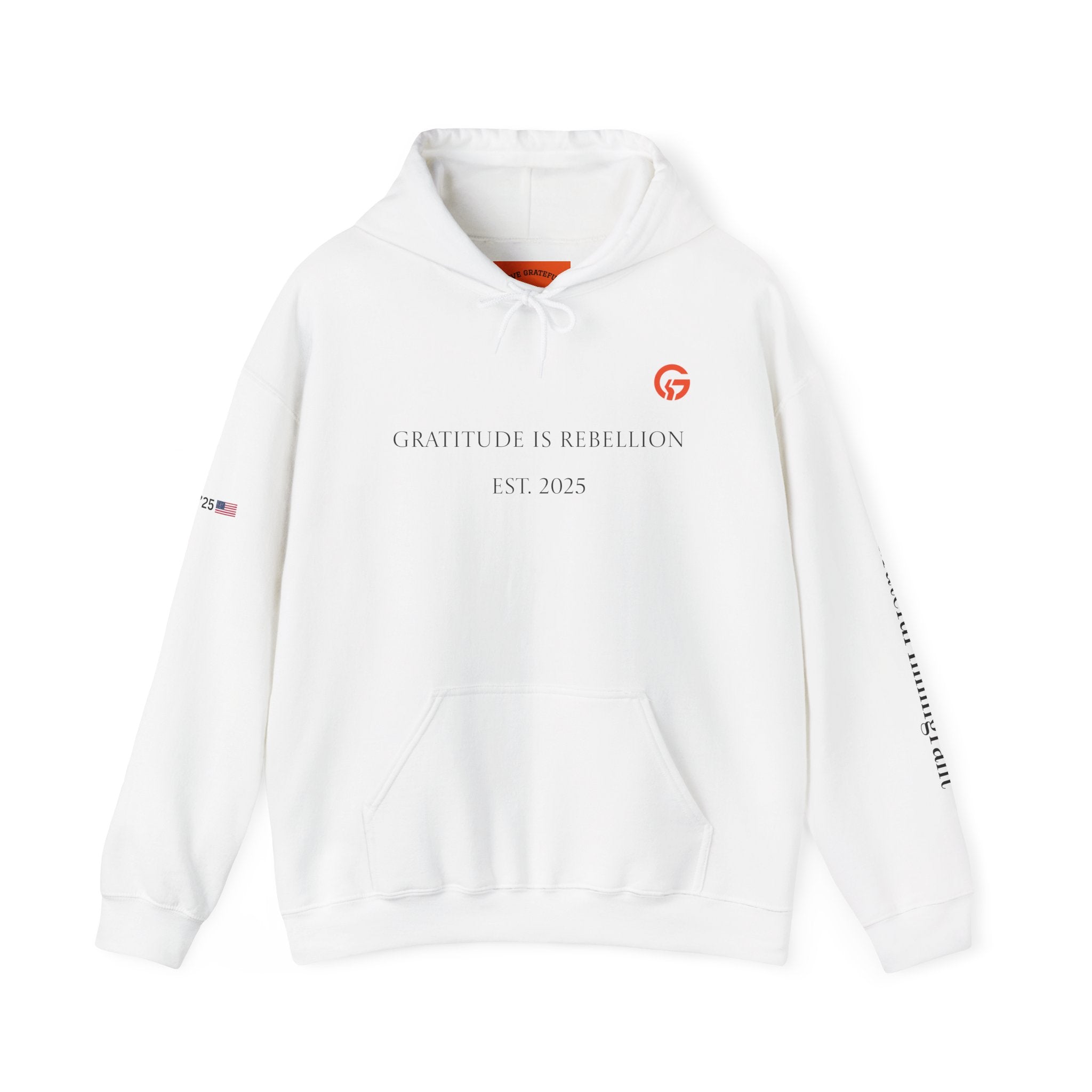 Gratitude Is Rebellion Hoodie BTXT — Live Grateful Sweatshirt