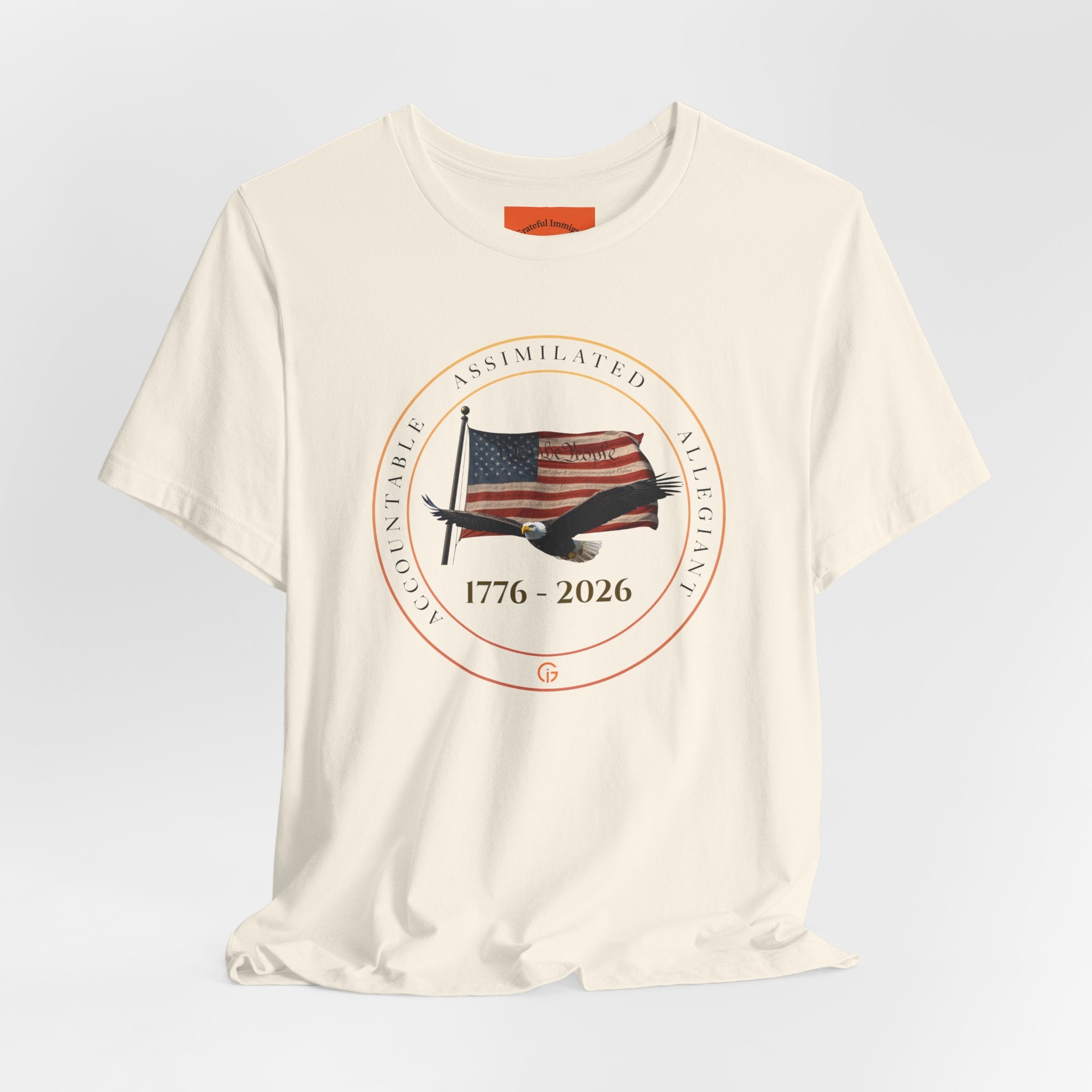 The Grateful Immigrant Seal 1776 - 2026 (250 Year Celebration)