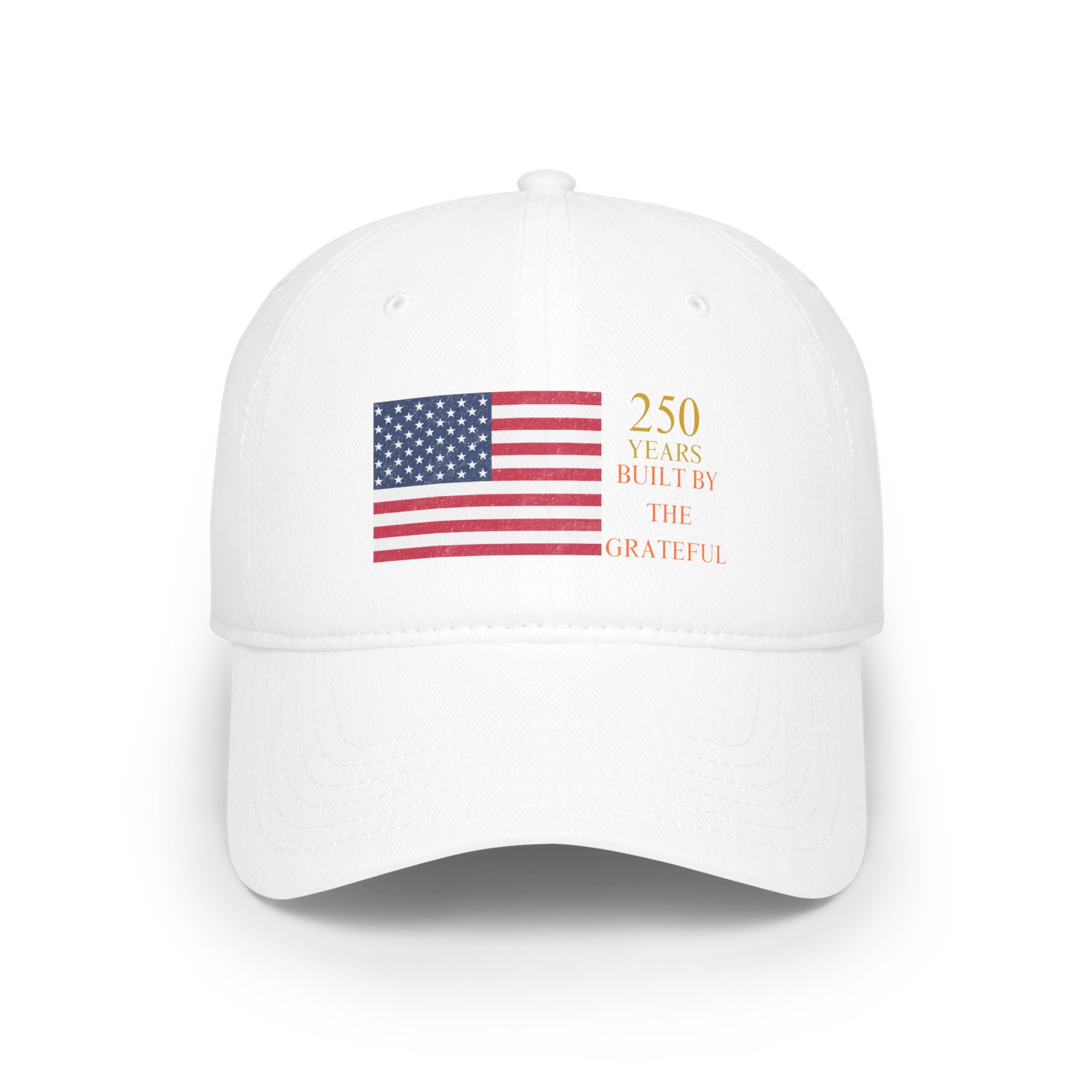 American Flag 250th Anniversary Low Profile Baseball Cap