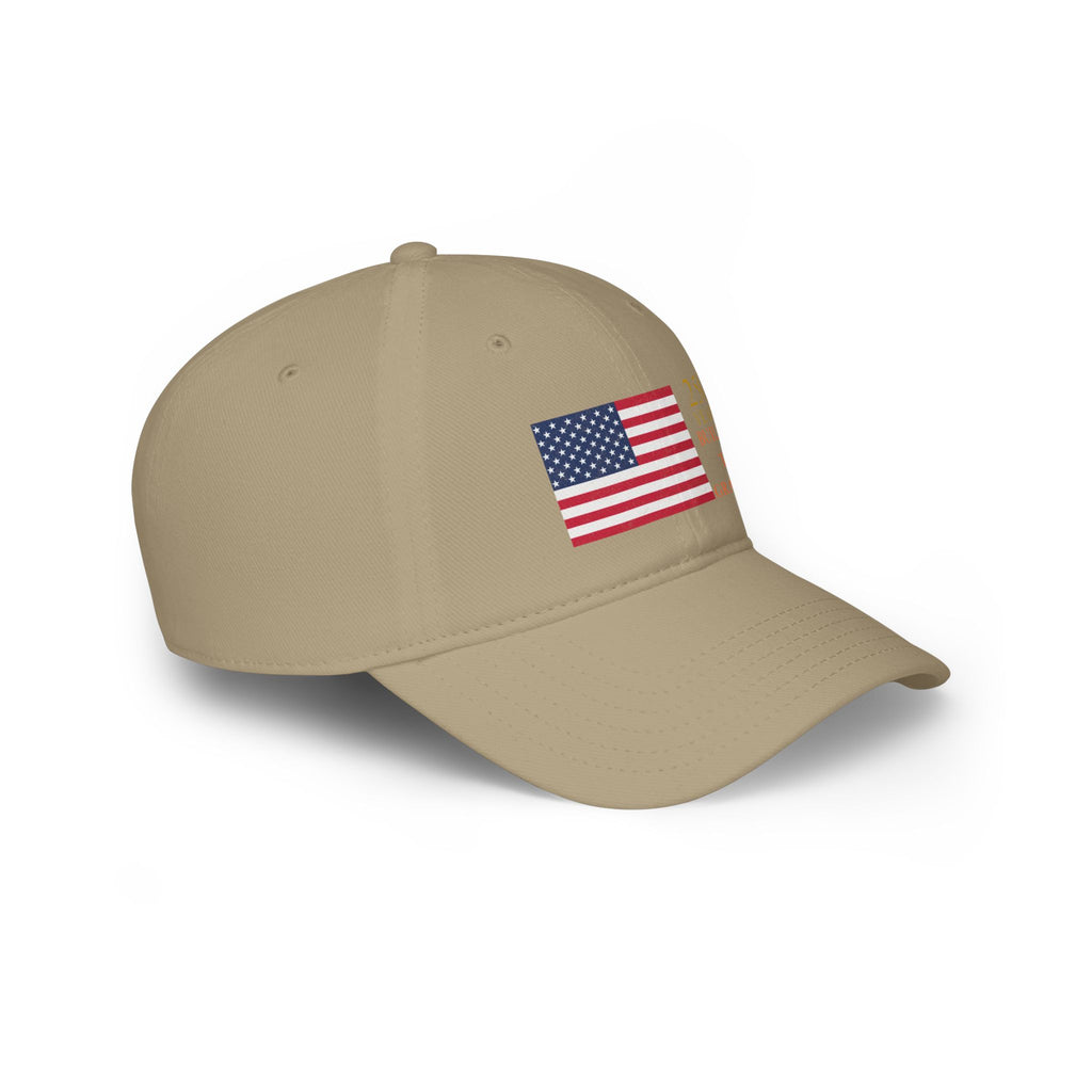 American Flag 250th Anniversary Low Profile Baseball Cap