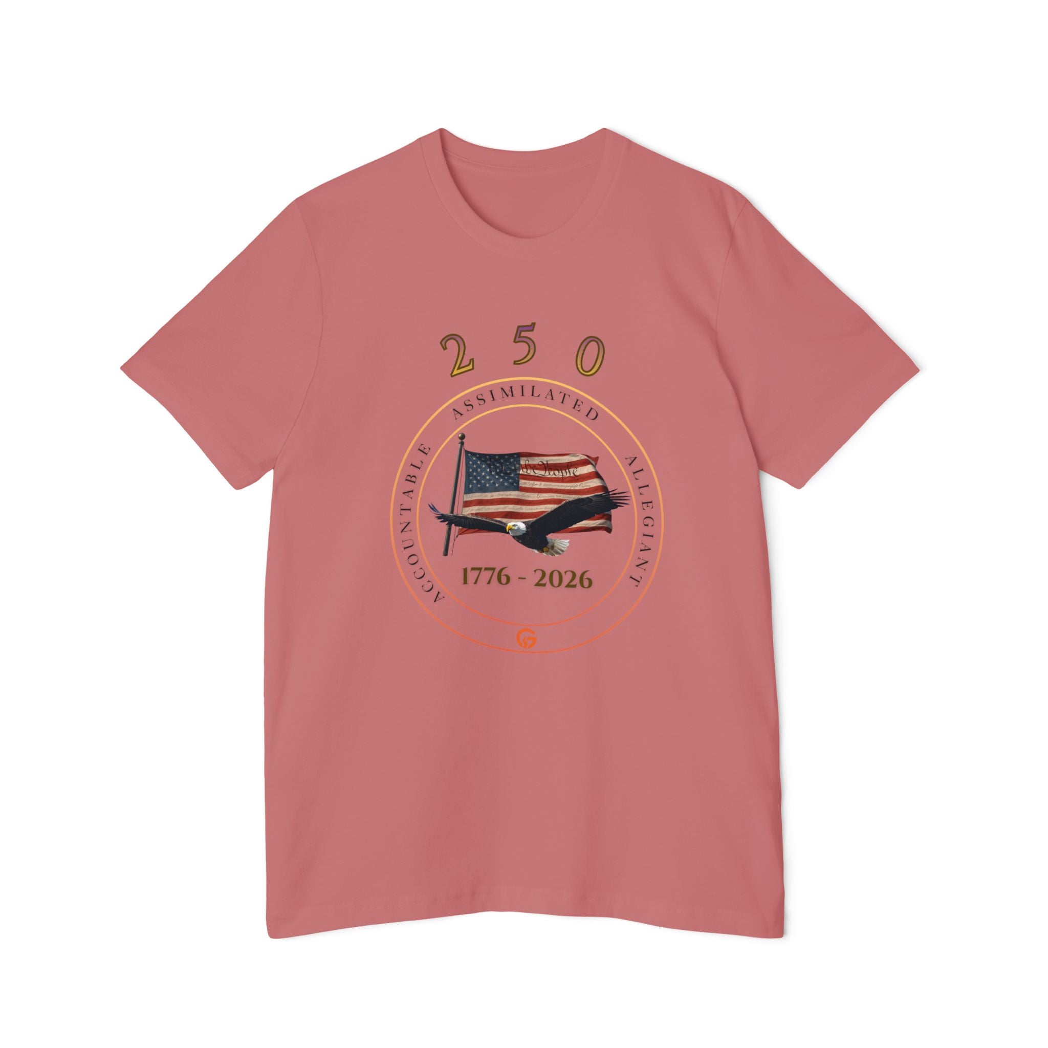 250 Grateful Years -  "Live Grateful" USA 1776–2026 Commemorative Tee