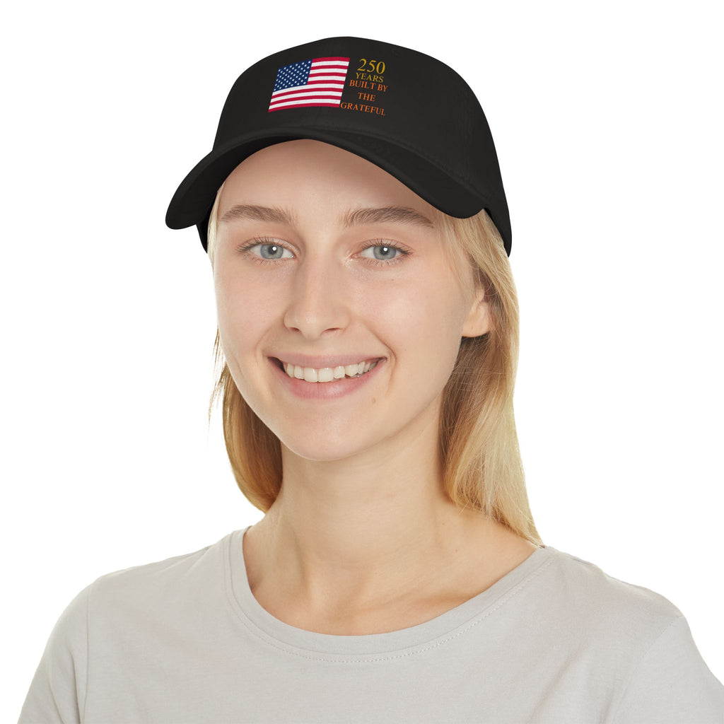 American Flag 250th Anniversary Low Profile Baseball Cap