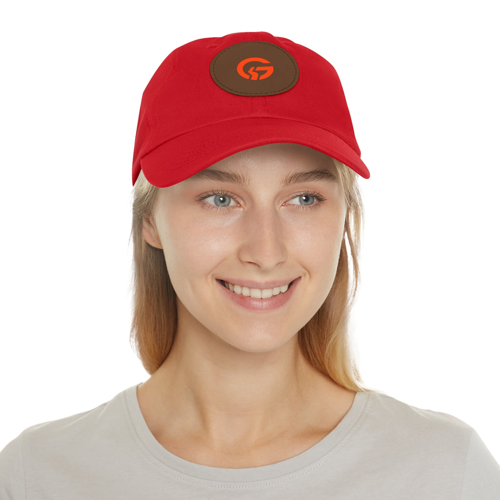 Grateful Logo — Minimal Orange Logo Baseball Cap