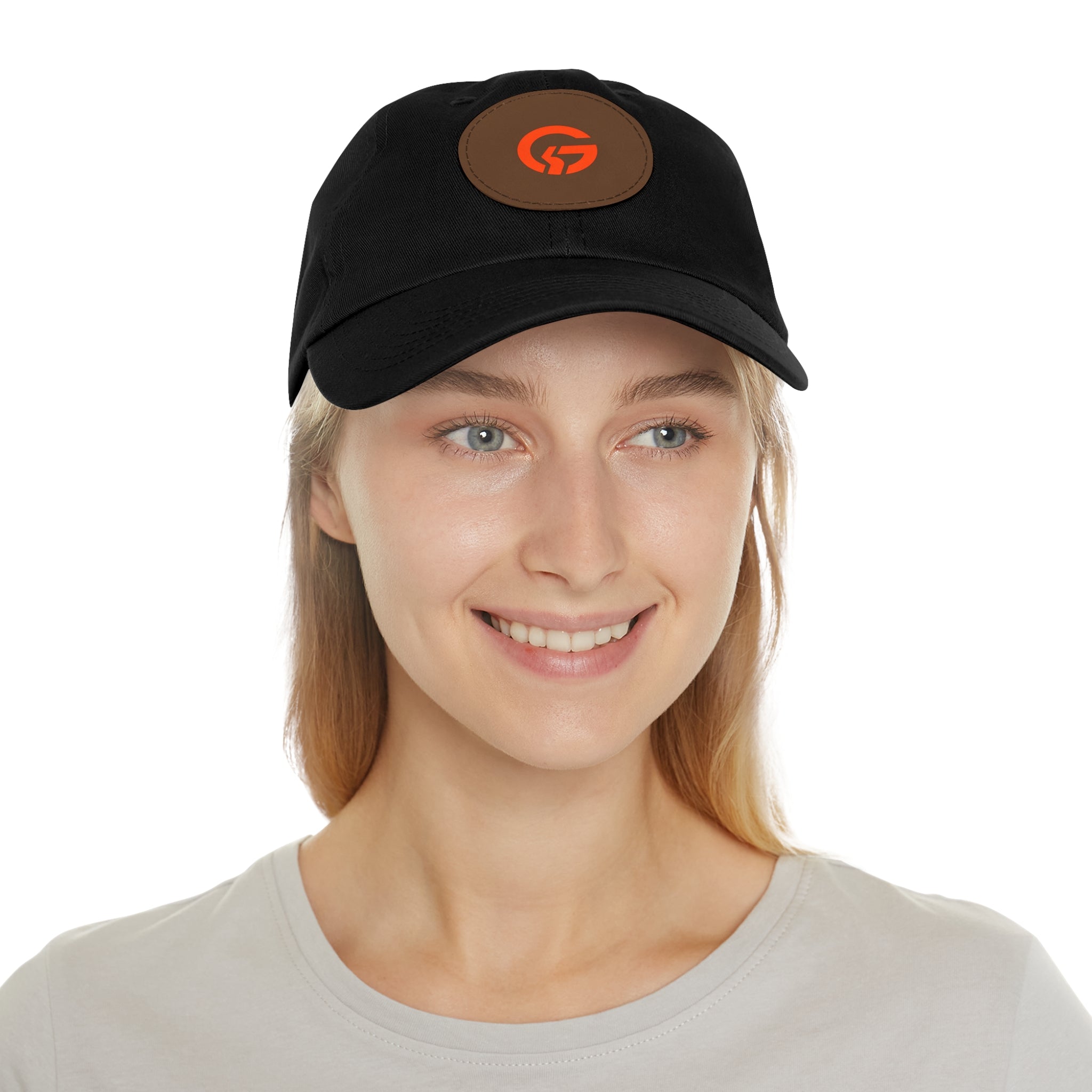 Grateful Logo — Minimal Orange Logo Baseball Cap