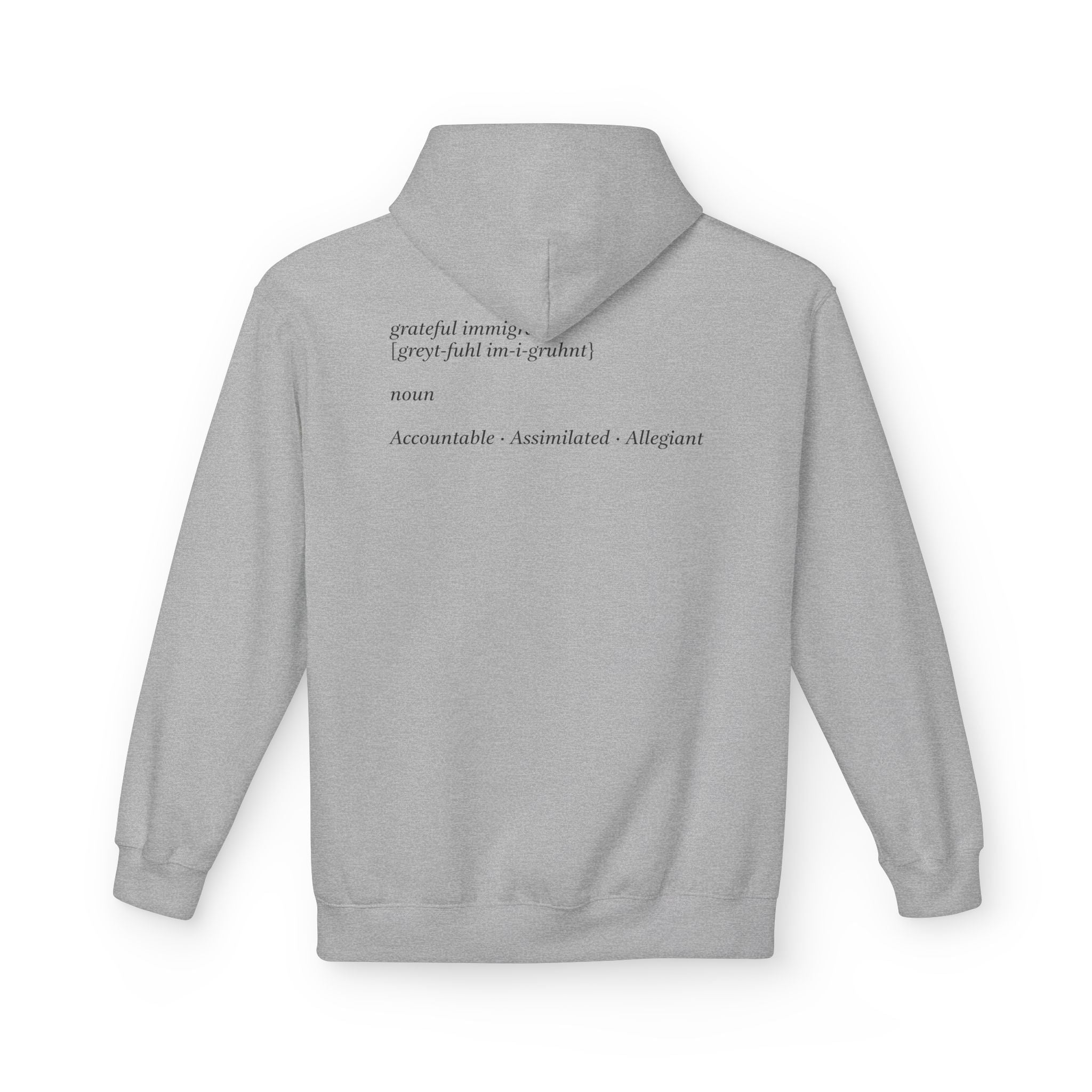 Hoodie — American Gratitude Graphic Pullover