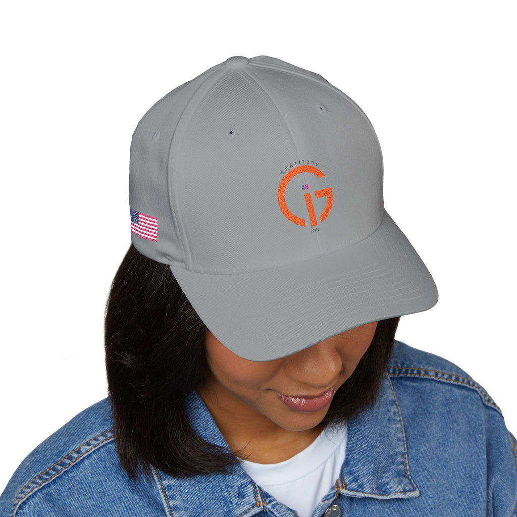 Copy of Embroidered 'Grateful G 250' Logo Cap — Structured Closed-Back Hat