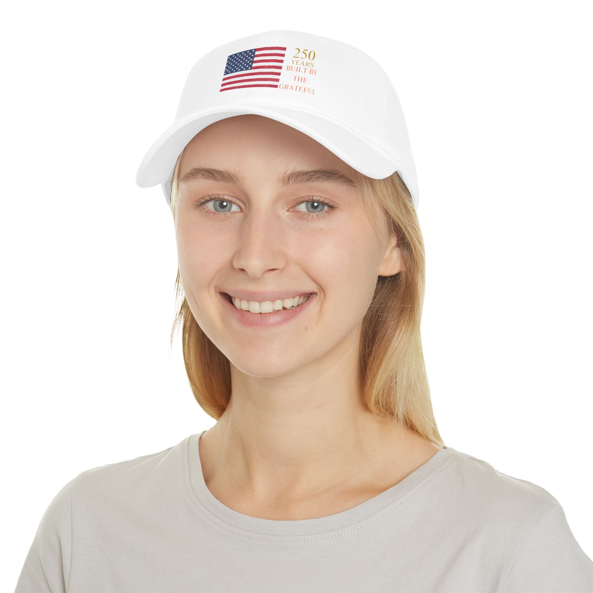 American Flag 250th Anniversary Low Profile Baseball Cap